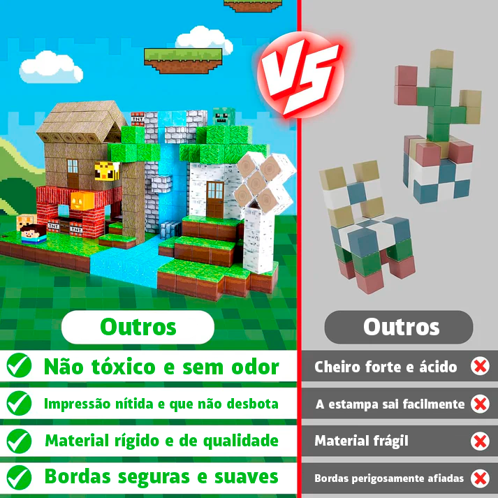 Blocos Educativos Magnéticos Funstem™