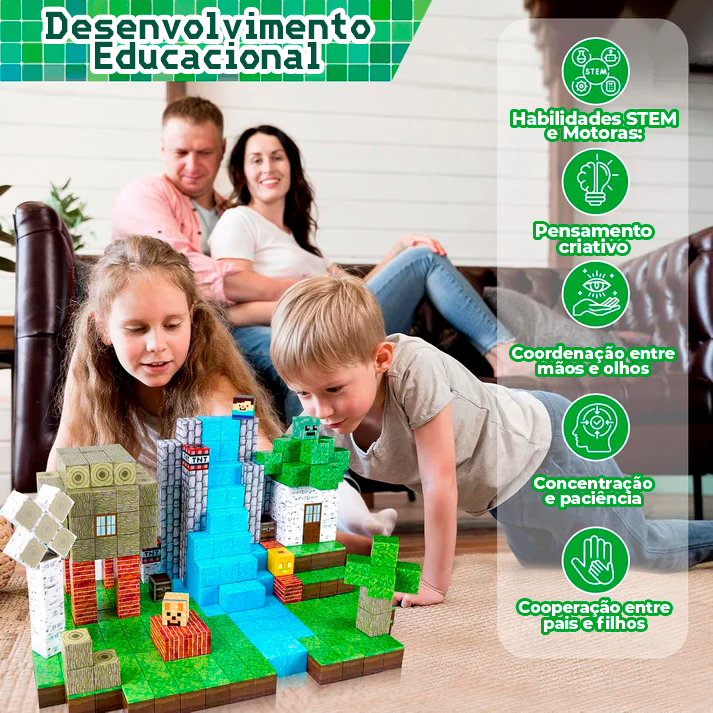 Blocos Educativos Magnéticos Funstem™