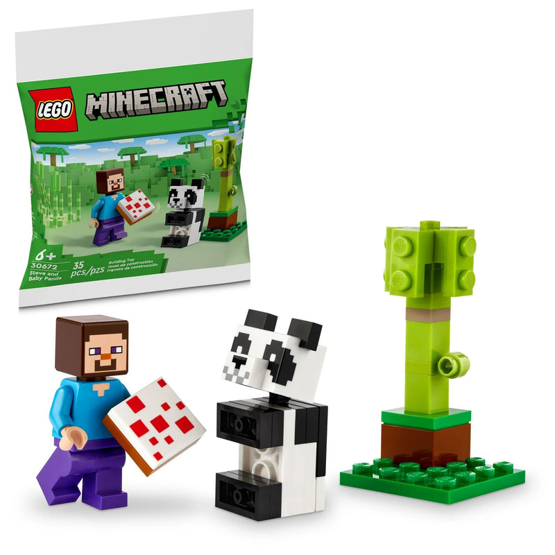 LEGO Minecraft 3 em 1 – Fox, Mina & Panda 🐼 – Últimas Unidades!