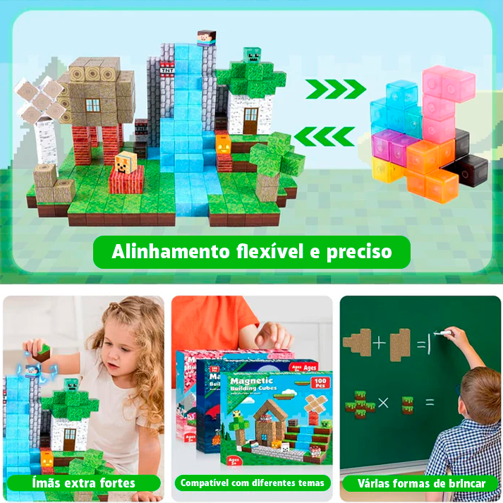 Blocos Educativos Magnéticos Funstem™