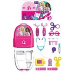 Mochila - Barbie - Doutora Médica - Com + 15 Peças - Fun
